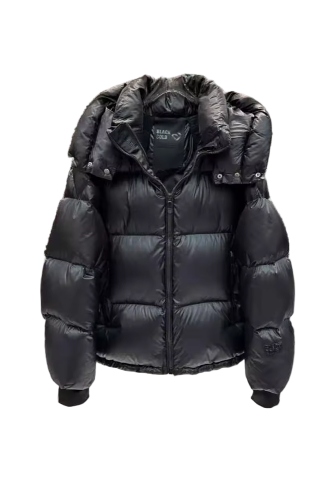 Check Detachable Puffer Jacket